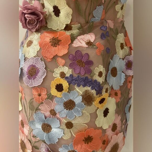 Bronx and Banco Floral Strapless Dress - Picture 11 of 15